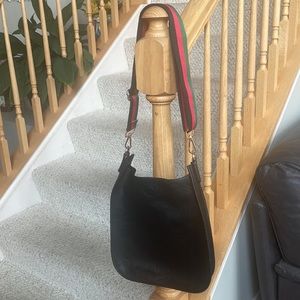 Social Threads Crossbody Vegan Messenger Bag and strap